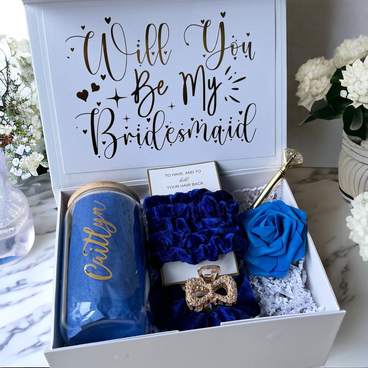 customizable bridesmaid proposal boxes - Box of Love