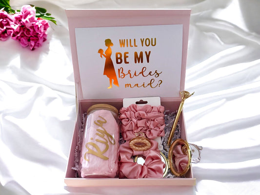 Bridesmaid Proposal Box, Bridesmaid Proposal, Bridesmaid Gift-Box, Rose Collection - Box of Love