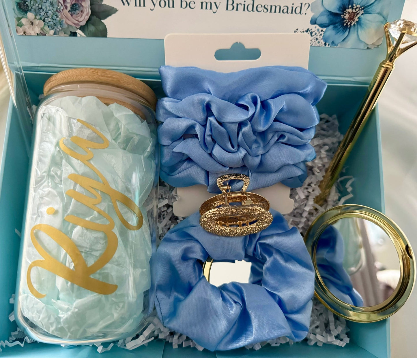 Bridesmaid Proposal Boxes, Bridesmaid Gift Box, Bridesmaid Proposal, Sky collection - Box of Love