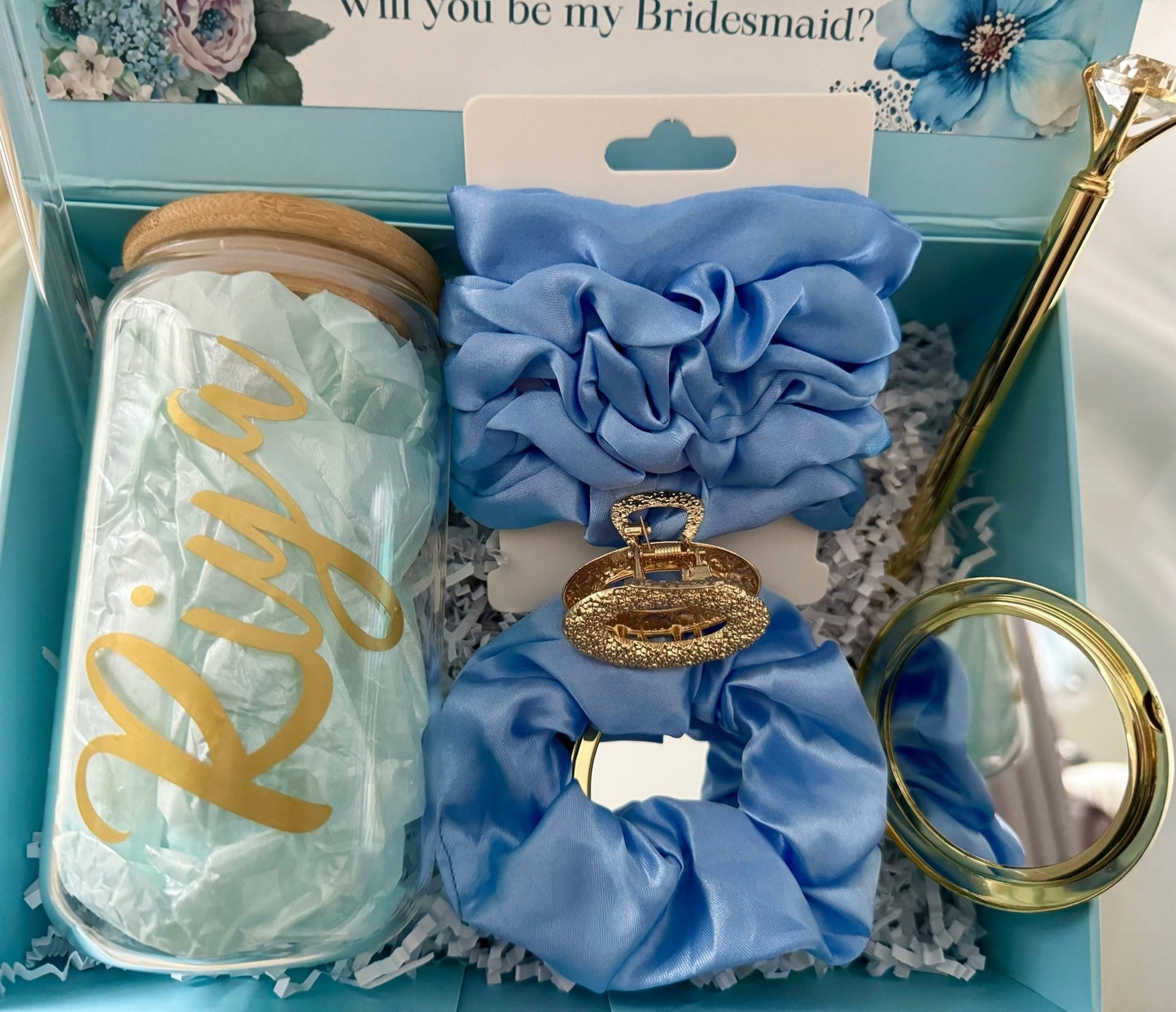 Personalized Bridesmaid Proposal Box, Bridesmaid Proposal, Bridesmaid Gift Box - Box of Love