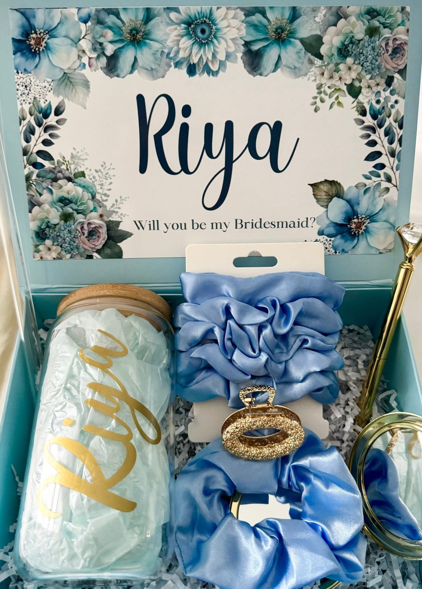 Personalized Bridesmaid Proposal Box, Bridesmaid Proposal, Bridesmaid Gift Box - Box of Love